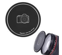 Plyisty 77 Mm Dual-Mode Magnetic & Threaded Lens Cap, Flocked Interior Protective Cover for 77 Mm Filter or Magnetic Adapter Ring
