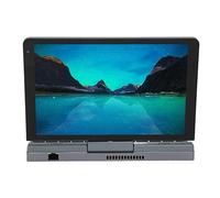 Plyisty 8 Inch Foldable Laptop with Stylus, Full Keyboard Support for 10 11, High Performance Mini PC Notebook for Architects,Aluminum Alloy/Dark Sky Gray/1 Pack (12GB+256GB UK Plug)