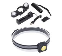 Plyisty Adjustable LED Paint Sprayer Nozzle and Pot Lights for Car Painting Kit with High Brightness Illumination for Accurate Color Matching, Suitable for Most Spray Guns and Outdoor Lighting