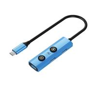 Plyisty AI Laptop Docking Station, USB Hub with AI Voice Translation, 1 USB 3.0, with GPT Deepseek, for Home Office Remote Work Business Travel (TYPE-C interface)