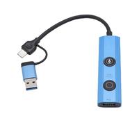 Plyisty AI Laptop Docking Station with AI Voice Transcription, Translation, Smart Office Tools, 3 USB Ports, for Home Office Remote Work Business Travel