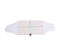 Plyisty Air Duct Lintel, Air System Flat Pipe Beam Transition Device for 80mm Pipes, Round to Flat Ducting Adapter, Ventilation Duct Crosser