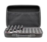 Plyisty Alcohol Ink Storage Case, Paint Carry Case Organizer Holds 60 Bottles of Ink and Paints with Foam Insert & Inner Storage Pocket