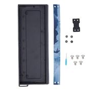 Plyisty Aluminum Alloy Mechanical Keyboard Housing, DIY Enthusiasts Swappable Keyboard Case Glossy Silver Spray Coating Set with Screws and (Black)
