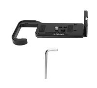 Plyisty Aluminum Alloy Plate L Bracket for FX3 FX30 Camera, Compatible with Flip Out Screens, Supports Various Handle Installations, Enhanced Stability, Bottom Slot for