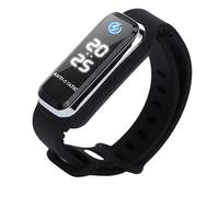 Plyisty Anti Static Watch with LED Digital Display, 6 Month Standby Time, Adjustable Silicone Strap for Electronics Workers & Fitness, Unisex Design