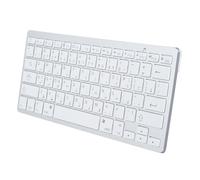 Plyisty Bilingual Language Keyboard, Wireless Bluetooth Keyboard, Multi Device Compact Keyboard for IOS, Android, Windows, Battery Operated, QWERTY Layout (Arabic)