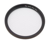 Plyisty Blue Streak Camera Filter, High Lights Compact Transmitting Wide -angle Texture Blue Streak Filter for Creating Movies (62mm)