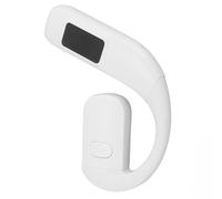 Plyisty Bluetooth Headset, Wireless Bluetooth Earpiece, Bone Conduction Single Ear Earphone with 180° Rotating Microphone, Dynamic Speaker, for Running, Cycling, Hiking (White)
