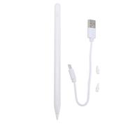Plyisty BT Capacitive Pen, Aluminum Alloy Stylus with Tilt Sensitivity and Real Time Battery Display, Compatible with Pro 11 12.9 M4 Air 3 4 5 M2 M3 Mini 5 6 Gen