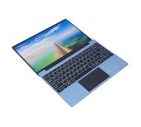 Plyisty Business Laptop, 14.1 FHD Display, LPDDR4 8GB Memory, Full Size Keyboard and Large Touchpad, Pro, Bluetooth 4.2, 5000mAh Lithium Battery (Blue) (UK Plug 8GB+128GB)