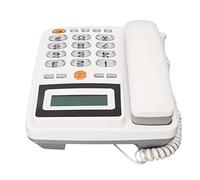 Plyisty Caller ID Amplifier on a Corded Desk Phone with One Button Large HD Hands- Calling for Seniors, ABS Material