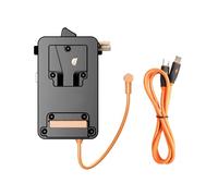 Plyisty Camera Battery Plate, Fast Swap Design, Aluminum Alloy, Multi Functional Power Solution, for Cameras, Monitors, Support USB C