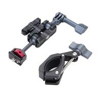 Plyisty Camera Clamp Mount Adjustable Multi Angle Bike Handlebar Holder for Action 5Pro ACT4, Aluminum Alloy Clamp for Cycling, Non Slip Design for Outdoor Enthusiasts