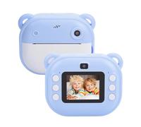 Plyisty Camera Instant Print, 48MP Digital Camera with 2 Rolls Print Paper, 2.0 Inch Screen, 16X Zoom, Buili in 2GB, Supports Up to 32GB, for Girls Boys Students (Sky Blue)