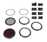 Plyisty Camera Lens Filters Kit, CPL+ND8+Macro+Starlight+Diffusion, Quick Release with Magnetic, for LX10, G7X3, G7X2, ZV 1, RX100 M1 M2 M3 M4 M5, GRVI, GR3, GR2