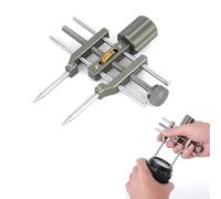 Plyisty Camera Lens Repair Spanner Wrench, Adjustable 10-90mm Opening Tool with Pointed Flat Tips for 8-100mm DSLR Telescope Microscope, Aluminum Alloy