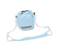 Plyisty Camera Sling Bag, Soft Cute Small Crossbody Camera Case with Adjustable Shoulder Strap, for XT5 R50 ZF A7R/A7 GR III, 360 Action (Blue)