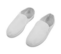 Plyisty Canvas Safety Shoes, Non -Slip Ultra -Light Static Work Shoes Super Soft Elastic for Dust Workshop (41)