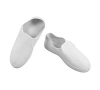 Plyisty Canvas Safety Shoes, Non -Slip Ultra -Light Static Work Shoes Super Soft Elastic for Dust Workshop (45)