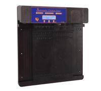 Plyisty Car Chicken Chicken, Double Door Opener Low Battery Alert LED Multifunctional Display with a Timer for Goose to the Barn Farms (Dark Brown)