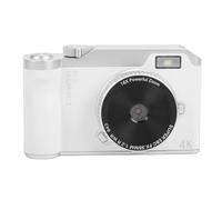 Plyisty CCD Camera, 4K HD Video Recording 16X Digital Zoom Autofocus Portable Vintage Digital Camera with OTG Card Reader, for Photography and Social Media Sharing (Black)