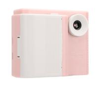 Plyisty Children's Printing Chamber, 2.8-inch IPS Photo Video Document for the 800 MAh HD Dual Lens 8x Digital Zoom Battery for 3-12 Years for Recording Moments (Pink)