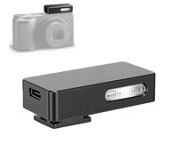 Plyisty Compact External Flash for GR4 GR3 GR3X Camera Accessories, Hot Shoe Mount, 2 Adjustable Power Levels, Type-C Charging, 400 Shots per Charge