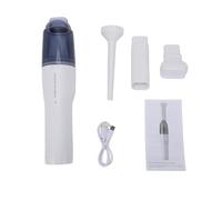Plyisty Cordless Handheld Car Vacuum, Dual Function Vacuum and Blower, Dust Buster for Home Use, Wireless Car Cleaner with Rechargeable Battery (White)