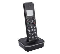 Plyisty Cordless Phone for Home, with LCD Backlit Display, Big Buttons, Call Blocker, 10 Ringtones, Redial, Keypad Lock, Triple Line Display (UK Plug)