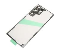 Plyisty Covering the Back of the Phone, Telephone Accessories in Front of Installed Camera Lens Fit Phone BackGlass Cover with Tools for Exchange (Silver)