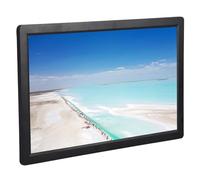 Plyisty Digital Photo Frame 32inch Wide Angle IPS Screen with Clock for Office Display 178° Ultra HD 1920x1080P Stereo Sound Black Plastic (UK Plug)