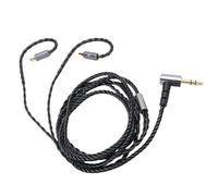 Plyisty Earphone Cable Replacement for IE100, IE400, IE500 with OFC Copper Core, 4 Strand Twisted Braid, Gold Plated Connector and Pre Molded Wrap Around Design