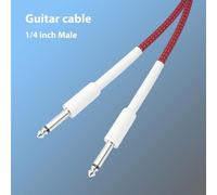 Plyisty Electric Guitar Cable Noise Free Shielded Metal Connectors Durable Protective for Guitar Bass Mandolin 1/4 Inch Cable Amp Cord for Musicians on the Go (#3)