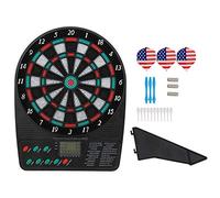 Plyisty Electronic DartBoard with LCD Display Screen,Automatic Scoring Dart Board,Soft Dart Board Set,for the Practice of the Electronic Dart,Family Leisure Entertainment,Stable Performance