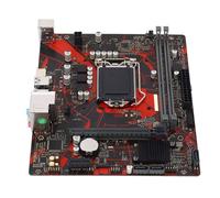 Plyisty EX H410M V3 Motherboard, M ATX LGA 1200 Socket for 10th Gen Core Celeron CPUs, 2 Channel DDR4 64GB 2933MHz, 3 III Ports