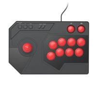 Plyisty Fight Stick for/Slim/Pro/PC, USB Wired Fighting Game Controller with 8-Way Joystick, 8 Action Buttons, 3 Joystick Modes, Turbo Function