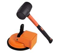 Plyisty Floor Gaps Repair Tool, 70kg/154.3lb Suction Cup Floor Fixer for Laminate & Hardwood, Heavy Duty with Hammer