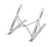 Plyisty Foldable Stand for OS X Air Pro Below 15.6 Inch Laptop, 7 gears Adjustable Portable Aluminum Alloy Heat Dissipation Computer Holder with Silicone Non-slip Mats