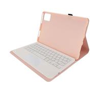 Plyisty for Tab Detachable Keyboard Case, Multi Angle Viewing Stand Cover Keyboard with Backlit & Pen Holder, Protective Folio Case for Tab M11 / Tab K11 LTE 11 2024 (Pink)