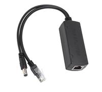Plyisty Gigabit PoE Splitter Adapter, 12V 2A Output, IEEE 802.3 Af/at Standard Compliant, 10/100/1000Mbps, 5.5 X 2.1mm DC Plug, for IP Camera, AP Voip