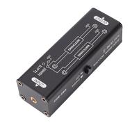 Plyisty Ground Loop Noise Isolator, 3.5MM Interface Noise Filter Audio Signal Isolator Plug and Play for Car and Home Stereo System