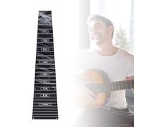 Plyisty Guitar Fretboard and Nut, Pre Drilled 6 String | Roman Markers, Slotted, for Instrument Making Repair