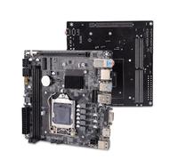 Plyisty H110 LGA 1151 Motherboard, Support for 6th 7th 8th Processor, 14nm CPU, 2X DDR4 M.2 NVMe Slots, Serial ATA3.0 6Gb/s PCI E X16 Mini-ITX Computer Mainboard