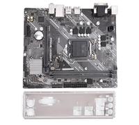 Plyisty H410M-F Motherboard, M ATX, Supports 10th Generation Core, LGA 1200, H410 Chipset, 2 DDR4 DIMM 2933MHz, VGA, 4 Serial ATA III, USB 2.0, PCI E 3.0, RJ45