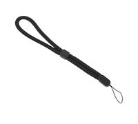 Plyisty Hand Wrist Strap Lanyard, Adjustable Polyester Safety Strap for Camera and Phone, with Loop Connection for Keychain USB Drive Gaming Console (Black)