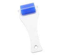 Plyisty Handbook Silicone Dust Roller, Static Electrical Function Blue Highly Viscous Silicone Manual Roller Aluminum Handle for Pet Hair (3CM)