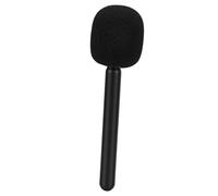 Plyisty Handheld Adapter for Interview Mic, Windproof Noise Reduction Ergonomic Wireless Microphones Holder Lavalier Mic Handle for Impromptu Interviews, Outdoor Live