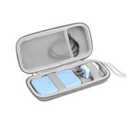 Plyisty Hard Case for Anker MagGo 633 622 621 321 Magnetic Power Bank | EVA Hard Shell, Elastic Strap, Mesh Pocket, Carry Handle, Box Only, Grey