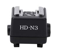 Plyisty HD N3 Hot Shoe Adapter, Lightweight PC Flash Mount Converter for Video Camera, with Interface Compatibility for A100 A200 A300 A350 A700